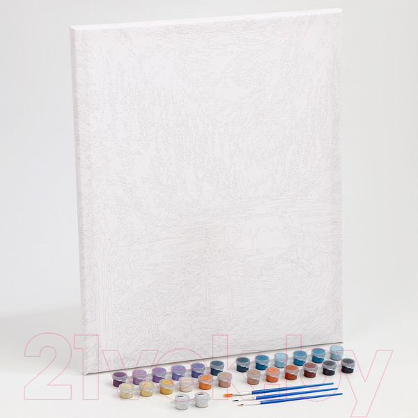 Изображение товара Картина по номерам Школа талантов Утро в горах / 9898637