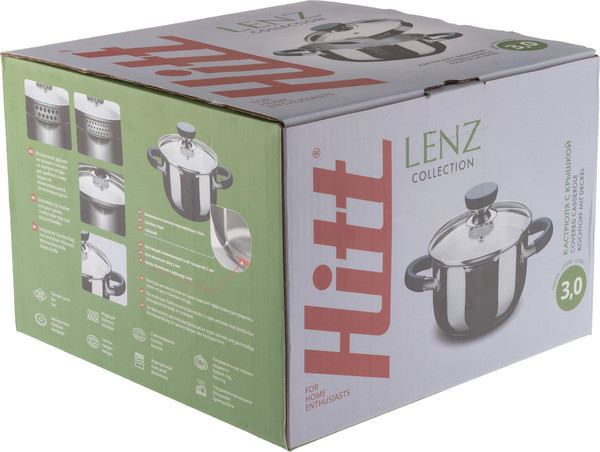 Изображение товара Кастрюля Hitt Lenz H-LN-C20 (3л)