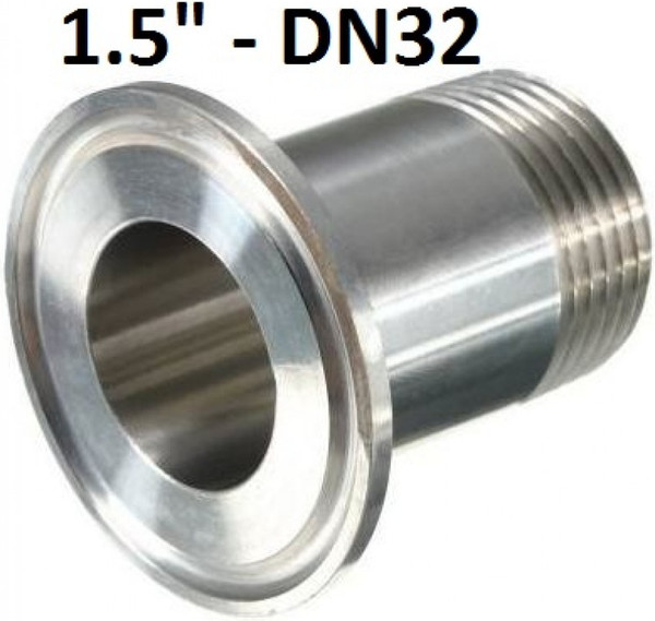 Изображение товара Переходник к перегонному кубу No Brand DN 1.5 на наружную резьбу DN32 (1 1/4)