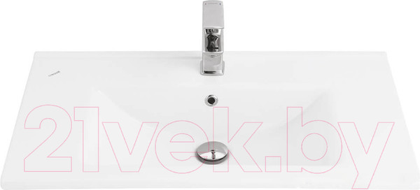 Изображение товара Тумба с умывальником ЗОВ Эридан 80 / E80LWPFM1015GKV5-ID80 (бежевый глянец)