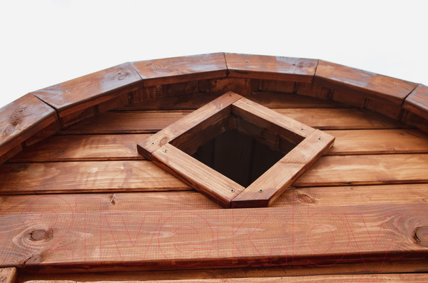 Изображение товара Дачный туалет КомфортПром Деревянный из лунного паза 1040х1200мм / 101223397