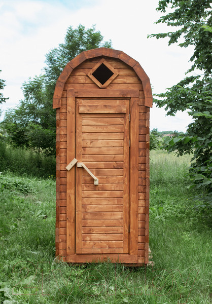 Изображение товара Дачный туалет КомфортПром Деревянный из лунного паза 1040х1200мм / 101223397