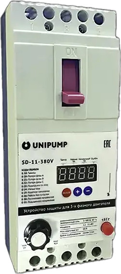 Изображение товара Устройство комплексной защиты электродвигателей Unipump SD-22-380V 2.2-22кВт / 77107