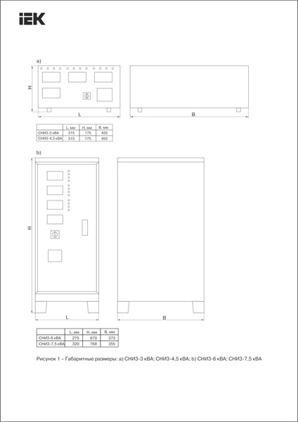 Изображение товара Стабилизатор напряжения IEK IVS10-3-03000