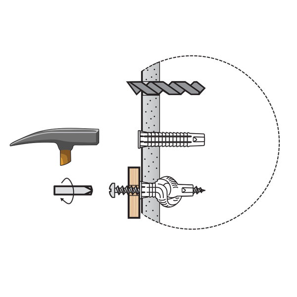 Изображение товара Дюбель универсальный ЕВРОПАРТНЕР PDU N-8x40 / 87314 (100шт)