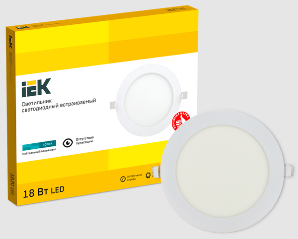 Изображение товара Точечный светильник IEK LDVO0-1607-1-18-K01