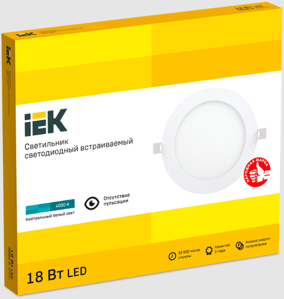 Изображение товара Точечный светильник IEK LDVO0-1607-1-18-K01