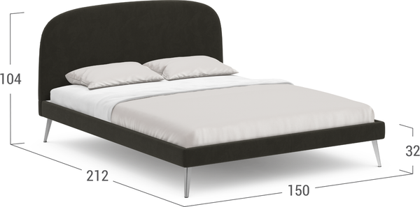 Изображение товара Полуторная кровать Moon Family 1234 / MF011581