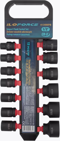 Изображение товара Набор головок слесарных ILOforce IF-4139MPB-5 K-T (58588)