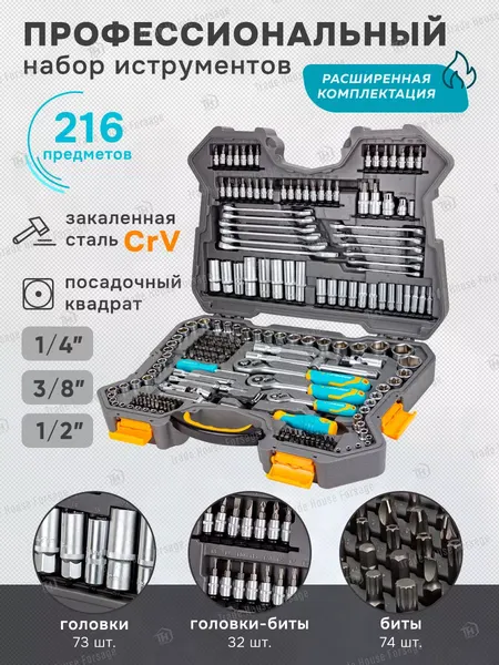 Изображение товара Универсальный набор инструментов ILOforce IF-38841EURO(57830)