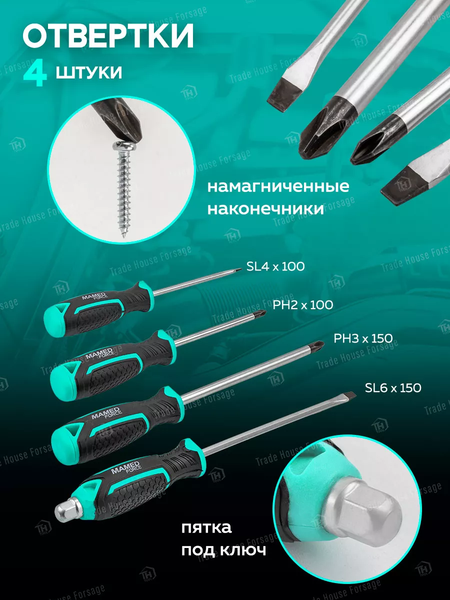 Изображение товара Универсальный набор инструментов MAMEDFORCE MF-38901 (57723)