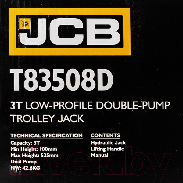 Изображение товара Подкатной домкрат JCB T83508 D (3т)