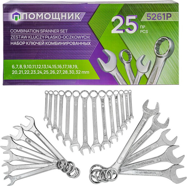 Изображение товара Набор ключей Помощник 5261P (57313)