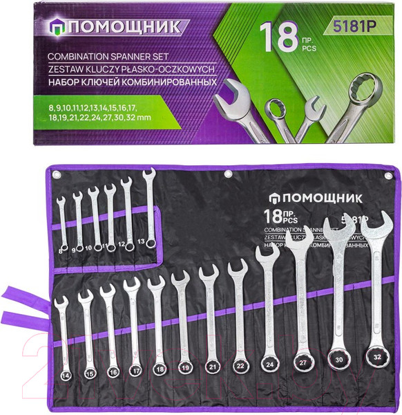 Изображение товара Набор ключей Помощник 5181P / 57312