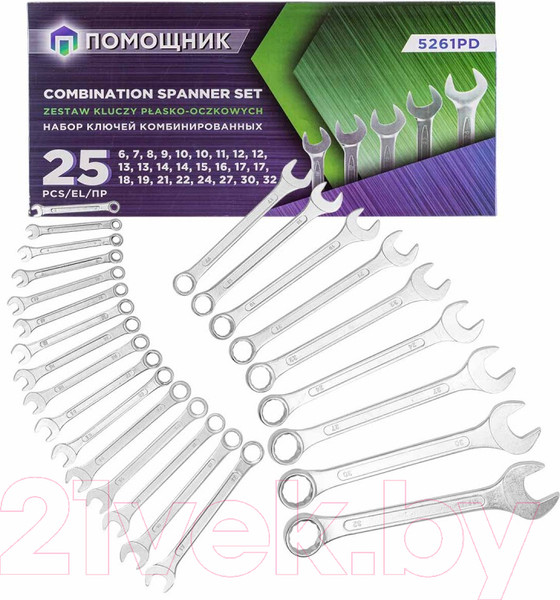 Изображение товара Набор ключей Помощник 5261PD