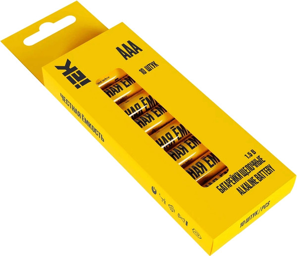 Изображение товара Комплект батареек IEK Optima LR03/AAA / ABT-LR03-OP-B10 (10шт)