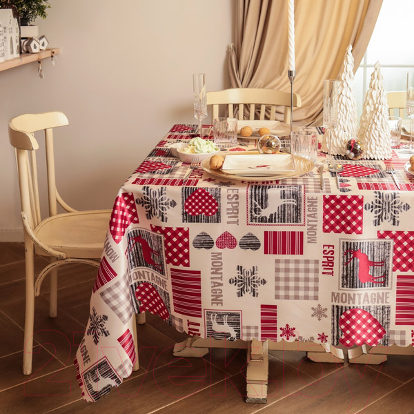 Изображение товара Скатерть Доляна Сказочное чудо 145x300 / 10389081