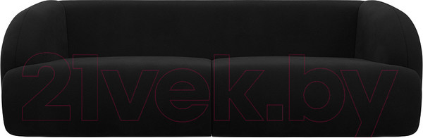 Изображение товара Диван Лига Диванов Лига-041 / 122193 (микровельвет черный)