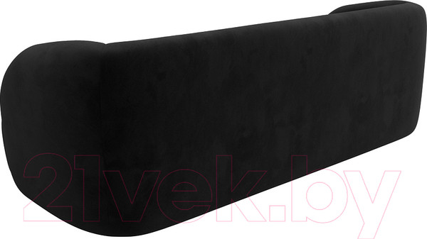 Изображение товара Диван Лига Диванов Лига-041 / 122204 (велюр черный)