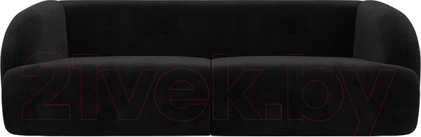 Изображение товара Диван Лига Диванов Лига-041 / 122204 (велюр черный)