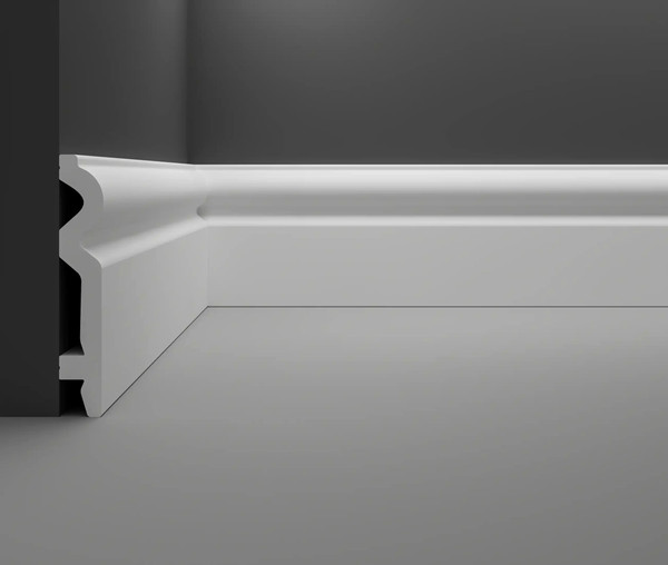 Изображение товара Плинтус Decostar PS SK-40 (98x16x2000, белый)