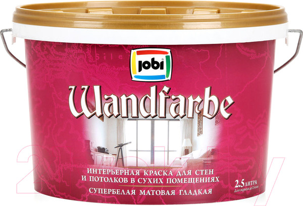 Изображение товара Краска Jobi Wandfarbe (2.5л)