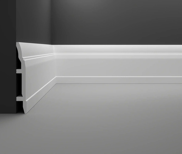 Изображение товара Плинтус Decostar PS SK-42 (150x23x2000, белый)