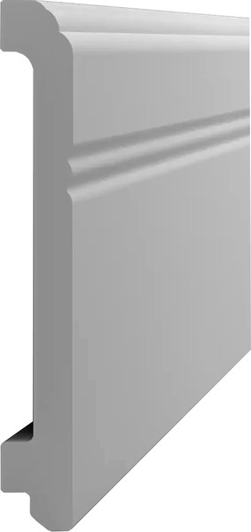 Изображение товара Плинтус Decostar PS SK-44 (110x14x2000, белый)