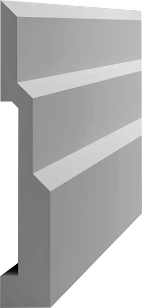 Изображение товара Плинтус Decostar PS SK-48 (92x15x2000, белый)