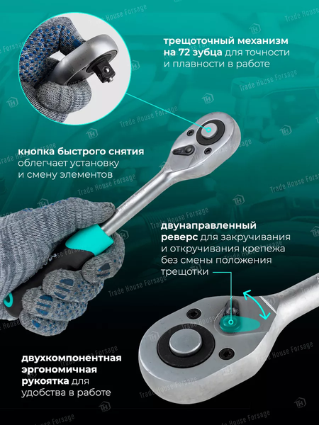 Изображение товара Универсальный набор инструментов MAMEDFORCE MF-41101-5 (57607)