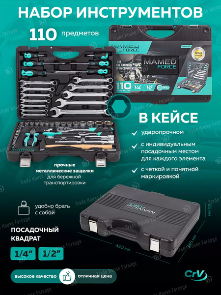 Изображение товара Универсальный набор инструментов MAMEDFORCE MF-41101-5 (57607)