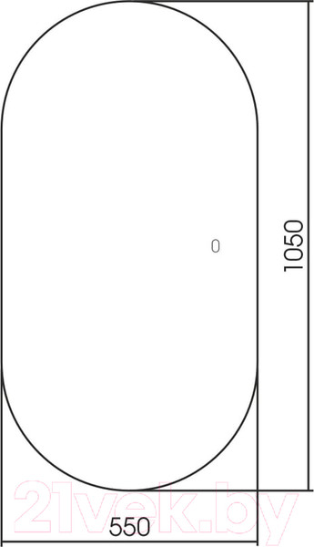 Изображение товара Зеркало Abber Kontur AG6302S