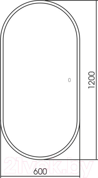Изображение товара Зеркало Abber Kontur AG6303SL-1.2