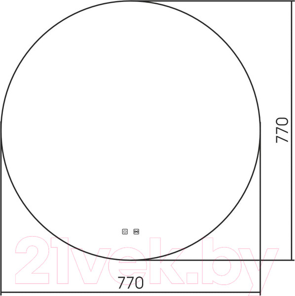 Изображение товара Зеркало Abber Mond AG6203S-0.77
