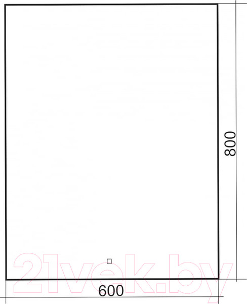 Изображение товара Зеркало Abber See AG6103S-0.6