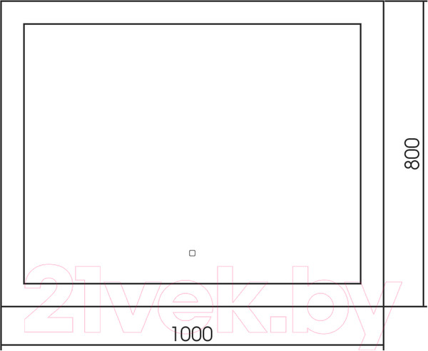 Изображение товара Зеркало Abber See AG6107SL-1.0