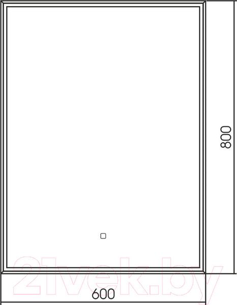 Изображение товара Зеркало Abber See AG6108S-0.6