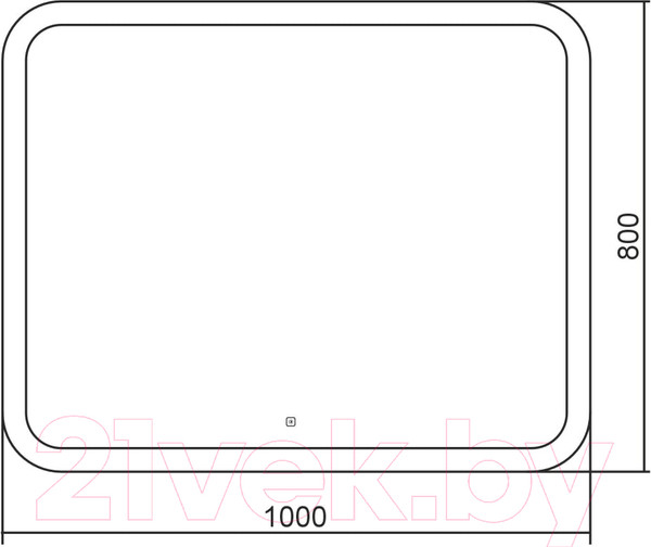 Изображение товара Зеркало Abber See AG6109SL-1.0