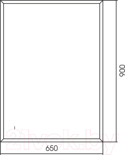 Изображение товара Зеркало Abber See AG6110SC-0.65