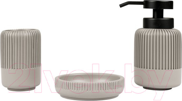 Изображение товара Дозатор для жидкого мыла Bisk Raja 135654 (серый)