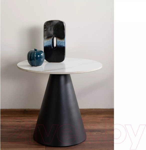 Изображение товара Журнальный столик Signal Hill 50x46 (белый/черный)