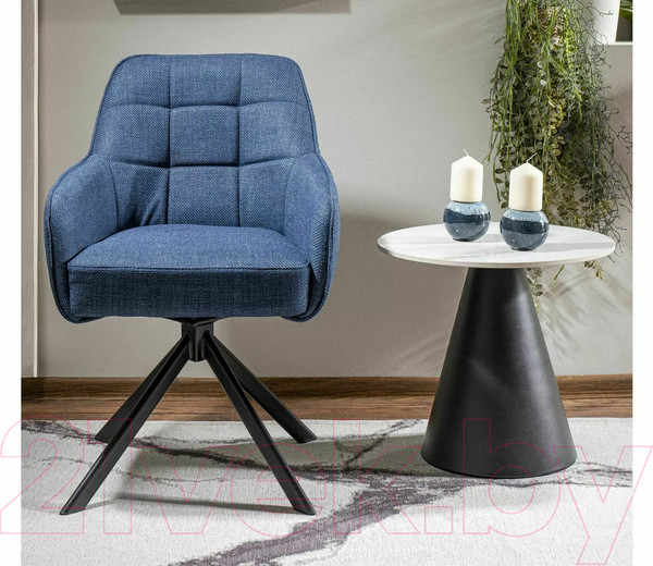 Изображение товара Журнальный столик Signal Hill 50x46 (белый/черный)