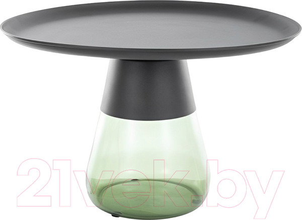 Изображение товара Журнальный столик Signal Tiffany B 70x43 (черный/зеленый)