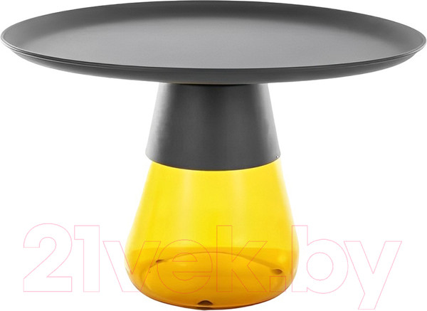 Изображение товара Журнальный столик Signal Tiffany B 70x43 (черный/оранжевый)