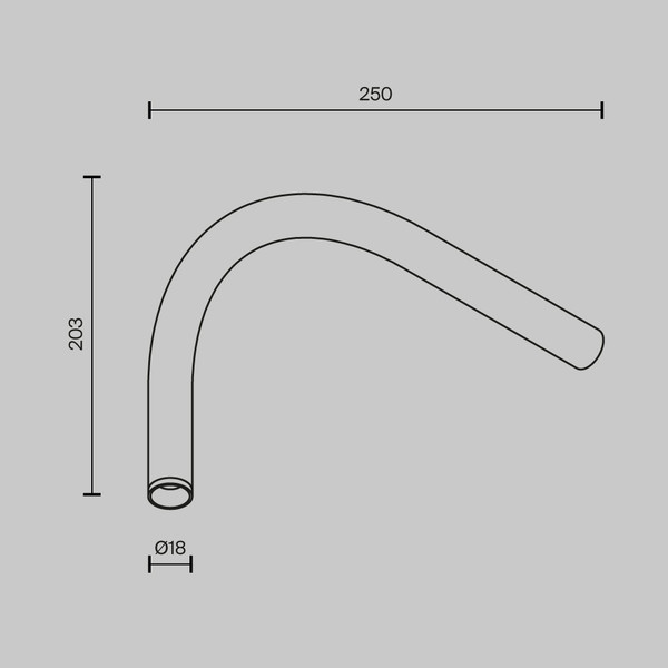Изображение товара Трековый светильник Maytoni C104WL-3W3K-BS