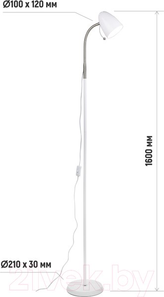 Изображение товара Торшер ArtStyle HT-159W (белый)
