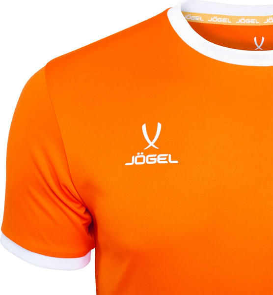 Изображение товара Футболка игровая футбольная Jogel Camp Origin Jersey / JFT-1020 (XXL, оранжевый/белый)