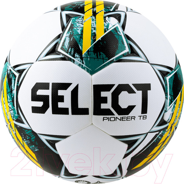 Изображение товара Футбольный мяч Select Pioneer TB V23 / 0864060005 (р.4, белый/зеленый/желтый)