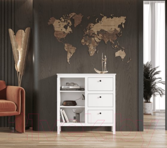 Изображение товара Тумба Black Red White Ewa KOM1D3S/95 (белый)