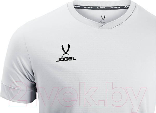 Изображение товара Футболка игровая футбольная Jogel Division PerFormDRY Union Jersey (S, белый/белый)